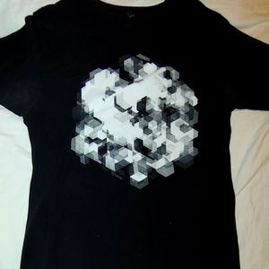 Tesseract Authentic 2015 North American Concert Tee Tour City/State/Date on Back